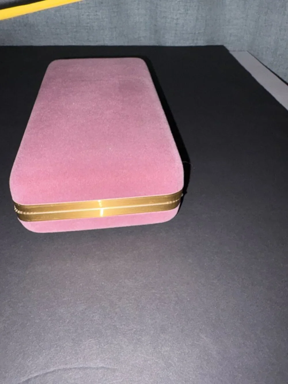 Lavender Purple Velvet Jewelry Box Size 4x8
